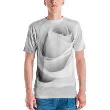 XS White Rose Men's T-shirt by Design Express