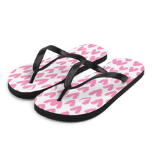 S Pink Heart Pattern Flip-Flops by Design Express