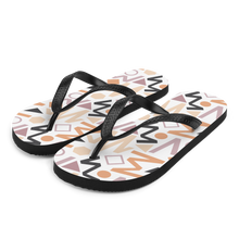 S Soft Geometrical Pattern Flip-Flops by Design Express