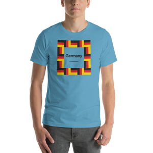 Ocean Blue / S Germany "Mosaic" Unisex T-Shirt by Design Express