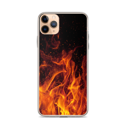 iPhone 11 Pro Max On Fire iPhone Case by Design Express