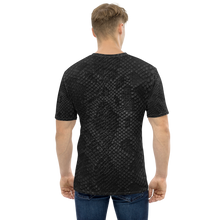 Black Snake Skin Men's T-shirt by Design Express