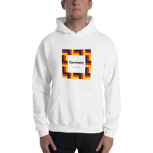 White / S Germany "Mosaic" Hooded Sweatshirt by Design Express