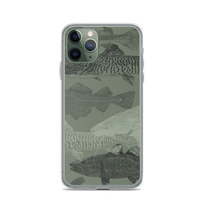 iPhone 11 Pro Army Green Catfish iPhone Case by Design Express