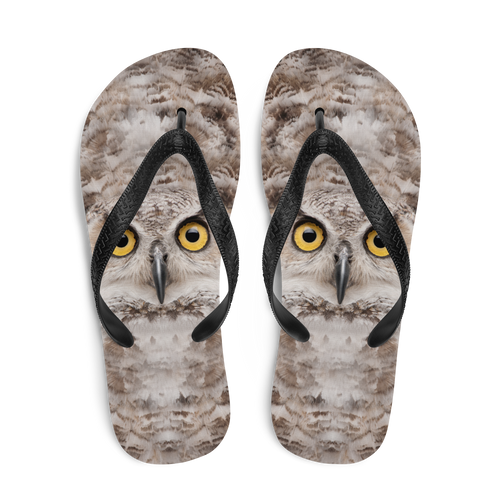 Great Horned Owl Flip-Flops by Design Express