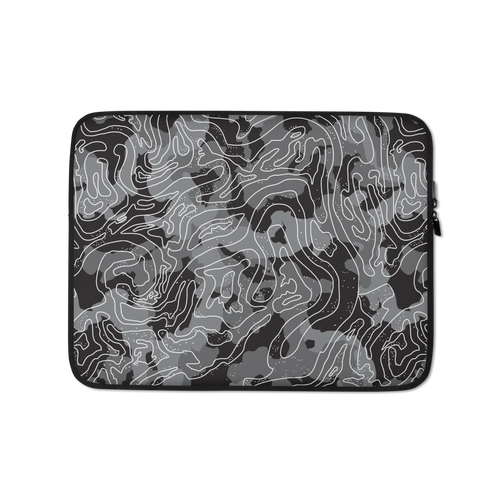 13 in Grey Black Camoline Laptop Sleeve by Design Express