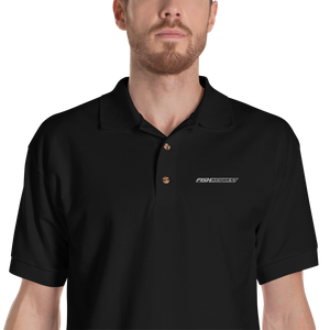 Black / S Fish Key West Embroidered Polo Shirt by Design Express