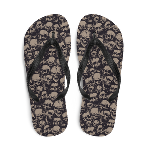 Skull Pattern Flip-Flops by Design Express