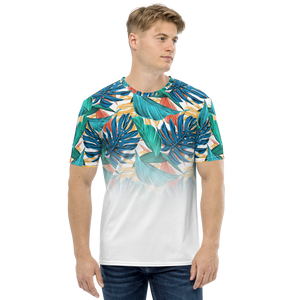 XS Tropical Leaf Men's T-shirt by Design Express