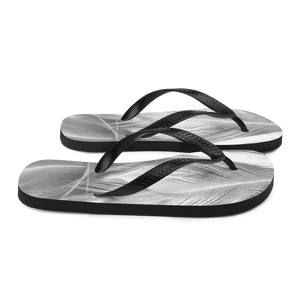 White Feathers Flip-Flops by Design Express