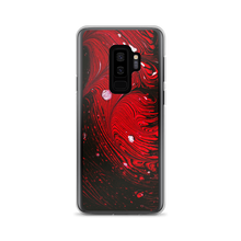 Samsung Galaxy S9+ Black Red Abstract Samsung Case by Design Express