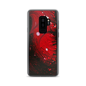 Samsung Galaxy S9+ Black Red Abstract Samsung Case by Design Express
