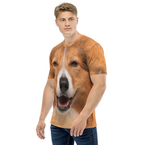 Border Collie Dog Men's T-shirt by Design Express