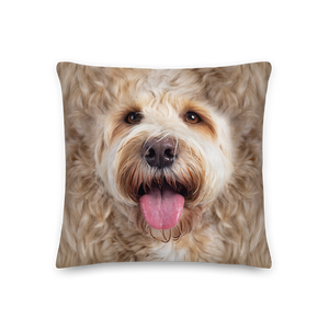 Labradoodle Dog Premium Pillow by Design Express