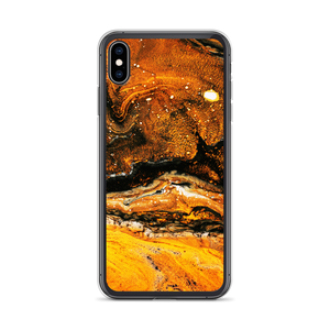 iPhone XS Max Yellow Orange Abstract iPhone Case by Design Express