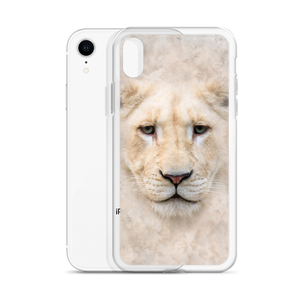 White Lion iPhone Case by Design Express