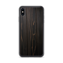 iPhone XS Max Black Wood Print iPhone Case by Design Express