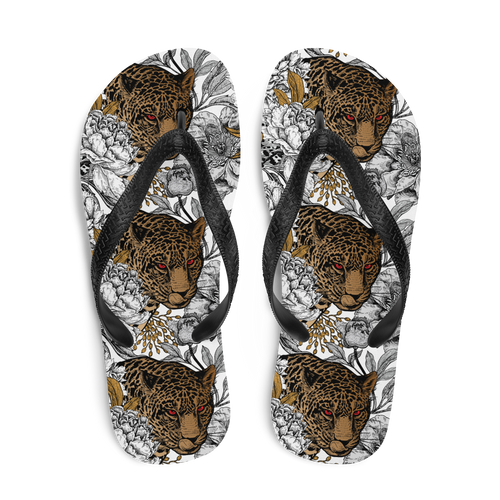 Leopard Head Flip-Flops by Design Express