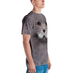 Cat 02 "All Over Animal" Men's T-shirt All Over T-Shirts by Design Express