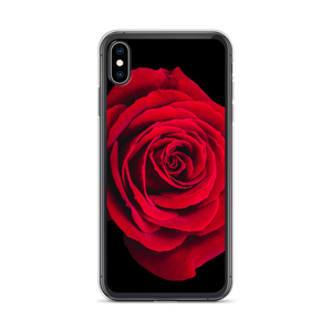 iPhone XS Max Charming Red Rose iPhone Case by Design Express