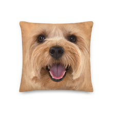 18×18 Yorkie Dog Premium Pillow by Design Express
