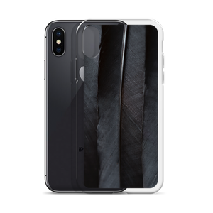 Black Feathers iPhone Case by Design Express