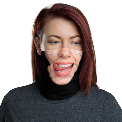 Default Title Sticking Tongue Neck Gaiter Masks by Design Express