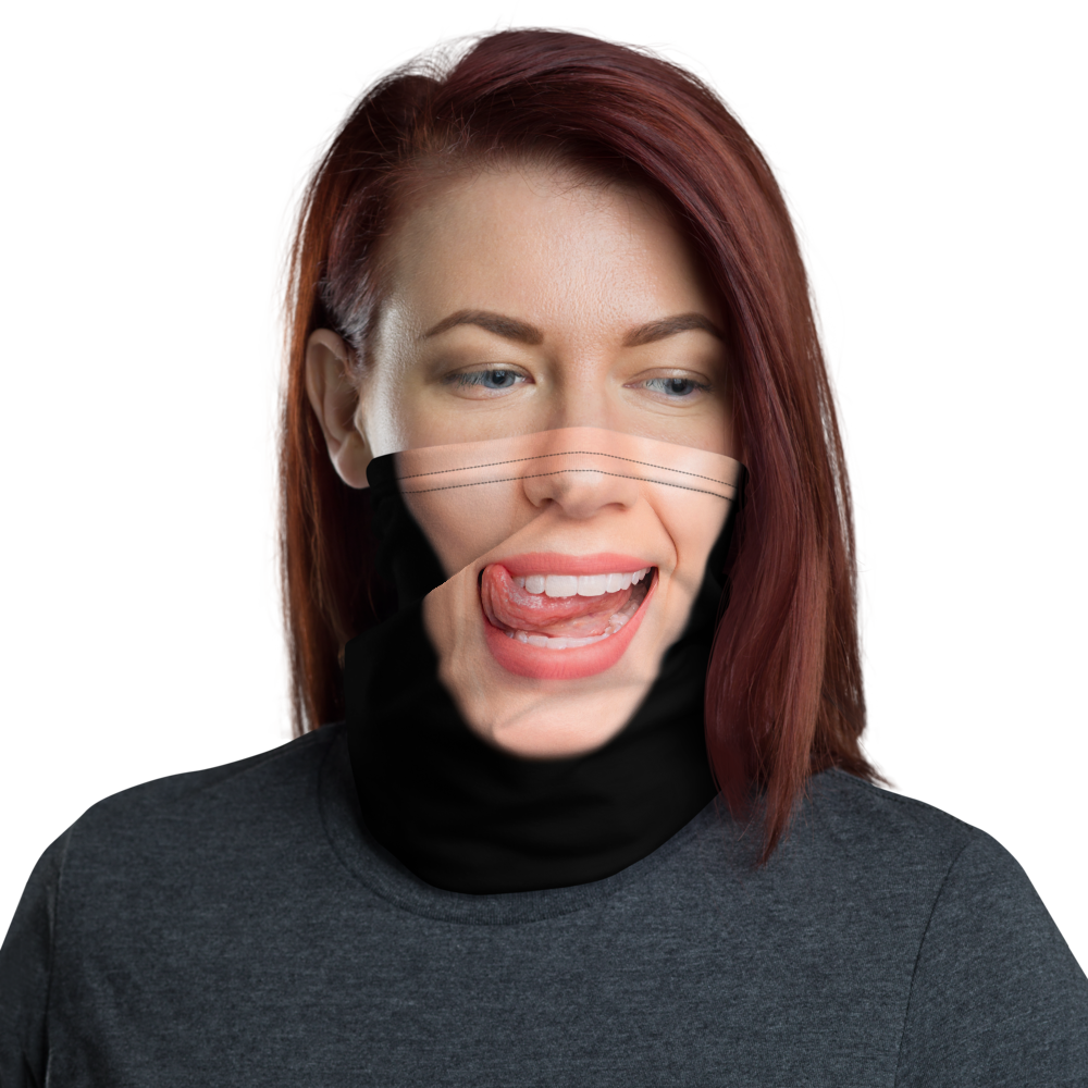 Default Title Sticking Tongue Neck Gaiter Masks by Design Express