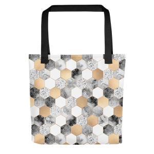 Default Title Hexagonal Pattern Tote Bag by Design Express