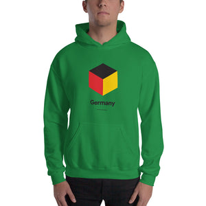 Irish Green / S Germany "Cubist" Hooded Sweatshirt by Design Express