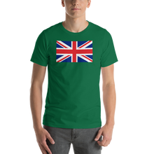 Kelly / S United Kingdom Flag "Solo" Short-Sleeve Unisex T-Shirt by Design Express