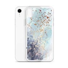 Soft Blue Gold iPhone Case by Design Express