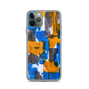 iPhone 11 Pro Bluerange Abstract Painting iPhone Case by Design Express