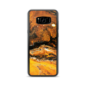 Samsung Galaxy S8+ Yellow Orange Abstract Samsung Case by Design Express