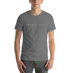 Deep Heather / S Introvert Short-Sleeve Unisex T-Shirt by Design Express