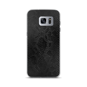Samsung Galaxy S7 Edge Black Snake Skin Samsung Case by Design Express