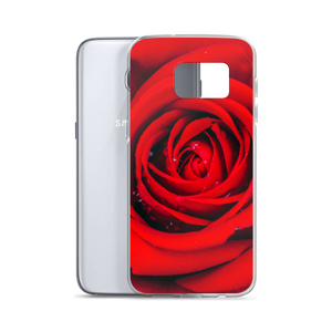 Fresh Red Rose Samsung Case by Design Express