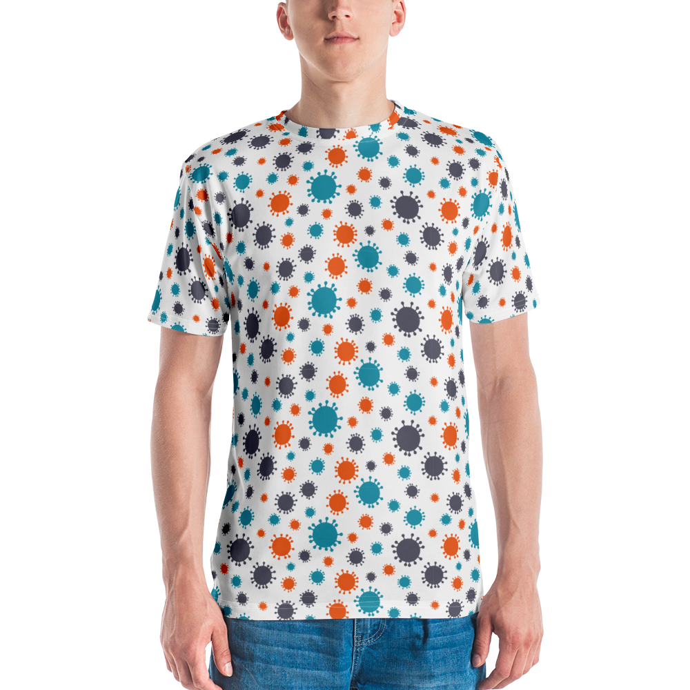 XS Corona Virus Men's T-shirt by Design Express