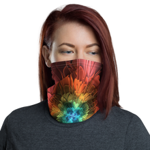 Default Title Abstract Flower 03 Neck Gaiter Masks by Design Express