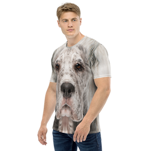 Great Dane Dog Men's T-shirt by Design Express