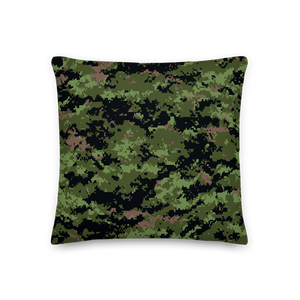 18×18 Classic Digital Camouflage Premium Pillow by Design Express
