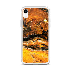 Yellow Orange Abstract iPhone Case by Design Express