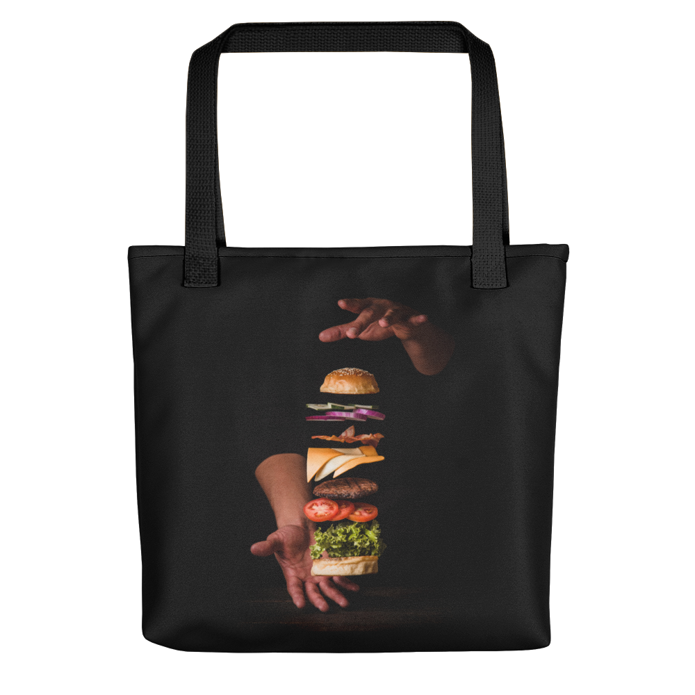 Default Title Burger Tote bag by Design Express