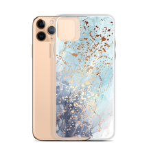 Soft Blue Gold iPhone Case by Design Express