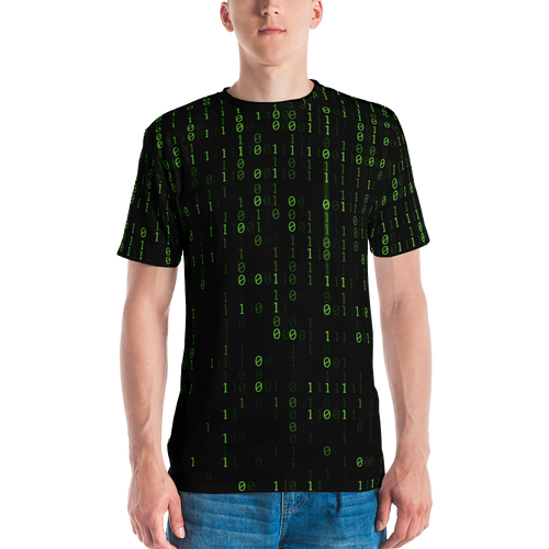 XS Binary Code Men's T-shirt by Design Express