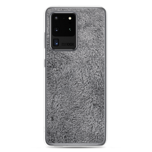 Samsung Galaxy S20 Ultra Soft Grey Fur Print Samsung Case by Design Express