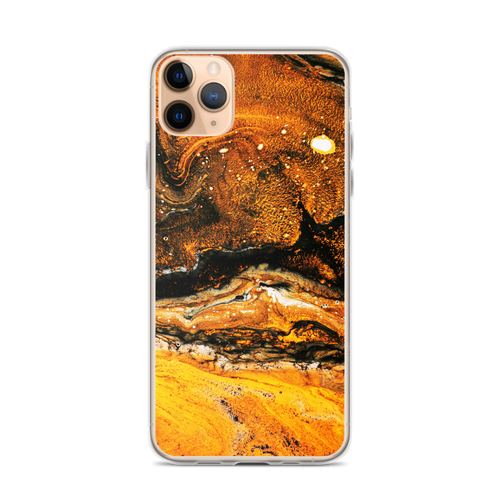 iPhone 11 Pro Max Yellow Orange Abstract iPhone Case by Design Express