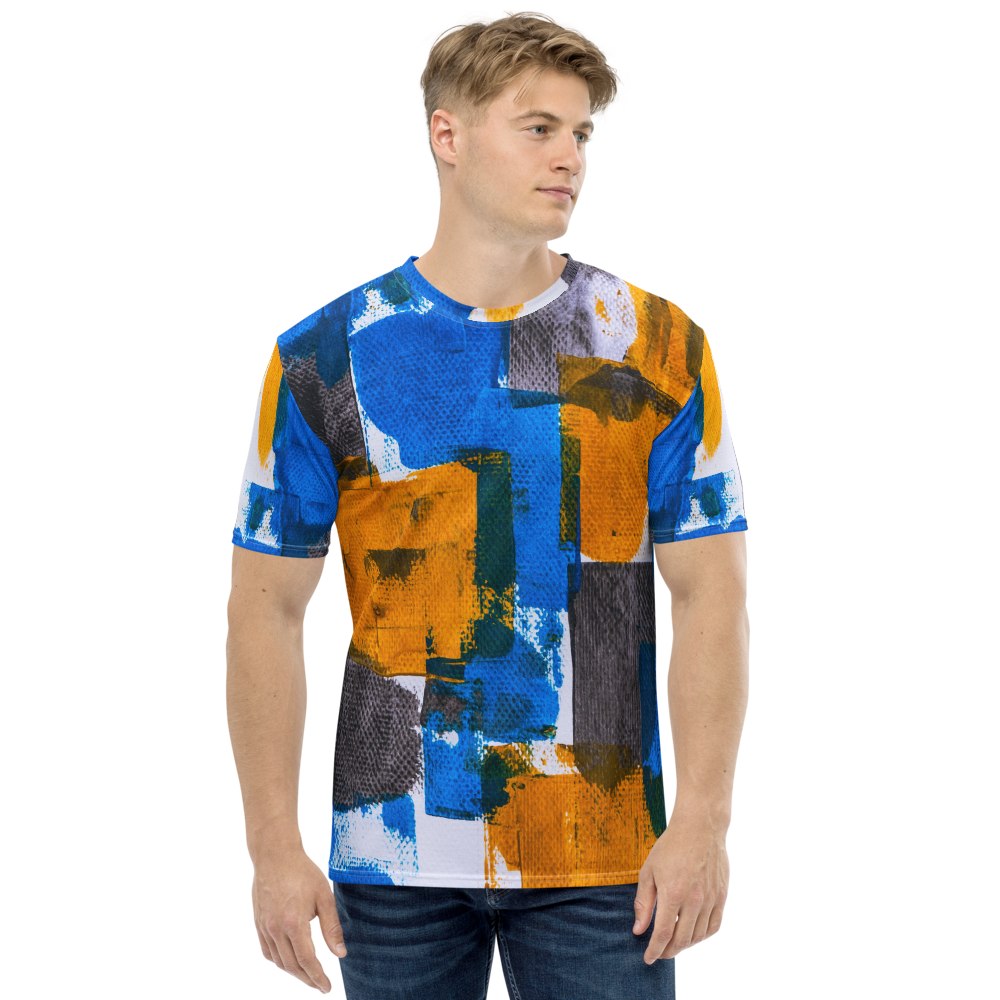 XS Bluerange Abstract Men's T-shirt by Design Express