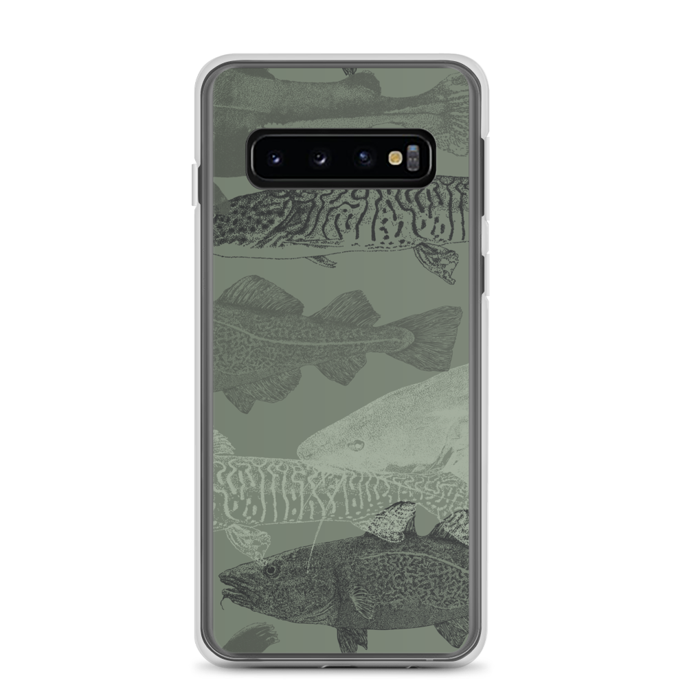 Samsung Galaxy S10 Army Green Catfish Samsung Case by Design Express