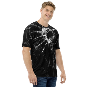 Broken Glass Men's T-shirt by Design Express